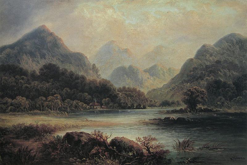 Hugh William Williams Glencoe Norge oil painting art
